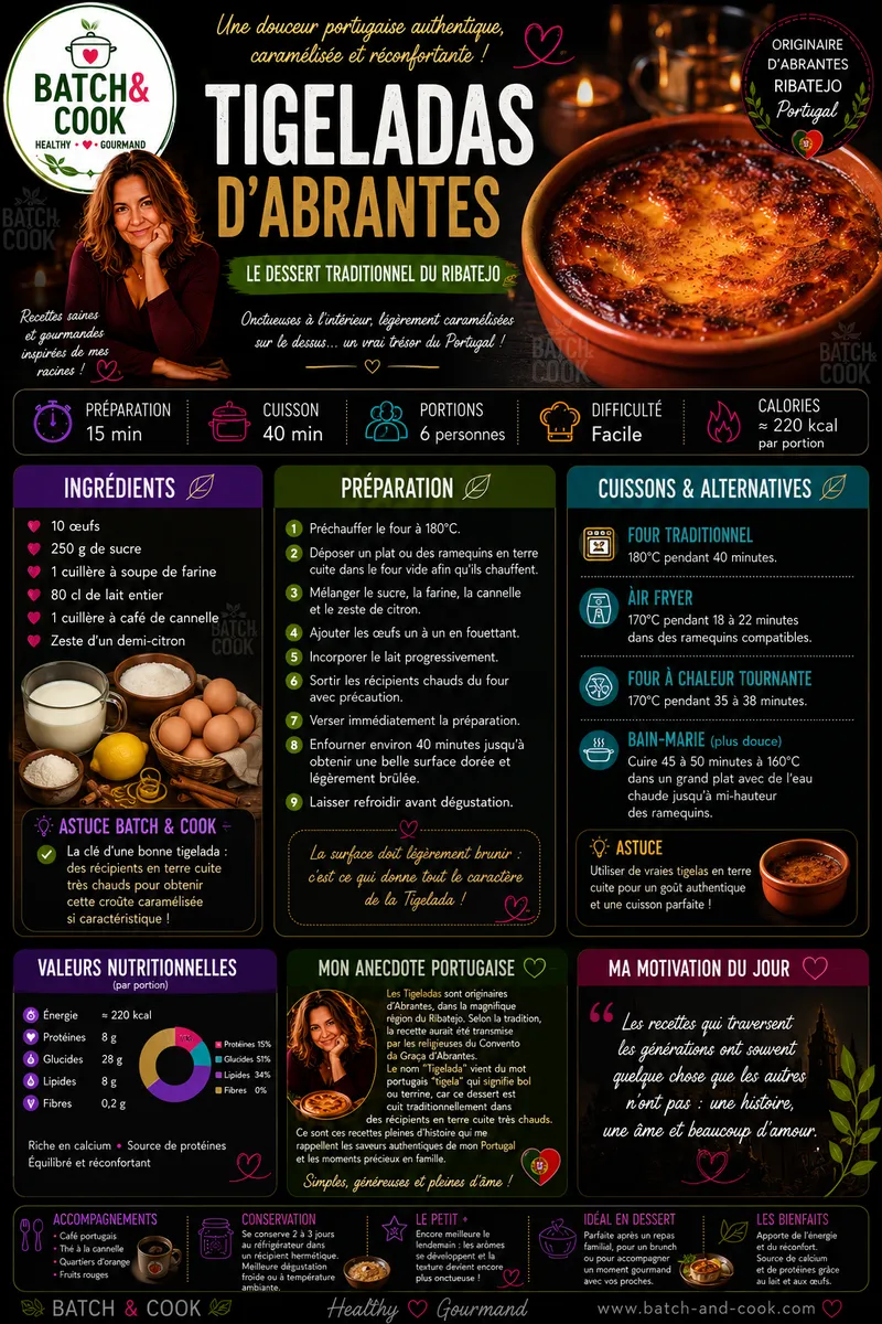Fiche recette Tigeladas d'Abrantes par Telma