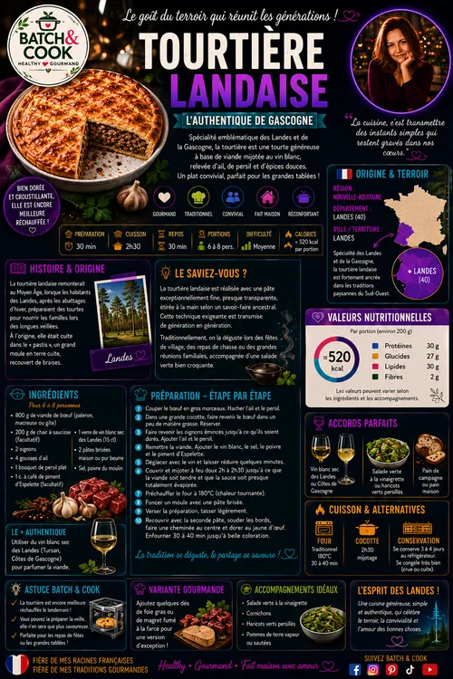 Tourtière Landaise - L'Authentique de Gascogne