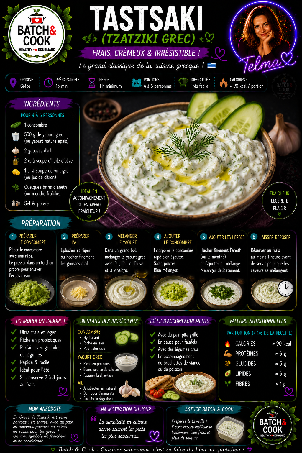 Tzatziki Grec Authentique