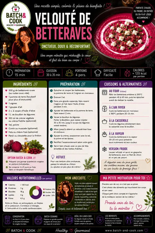 Velouté de betteraves