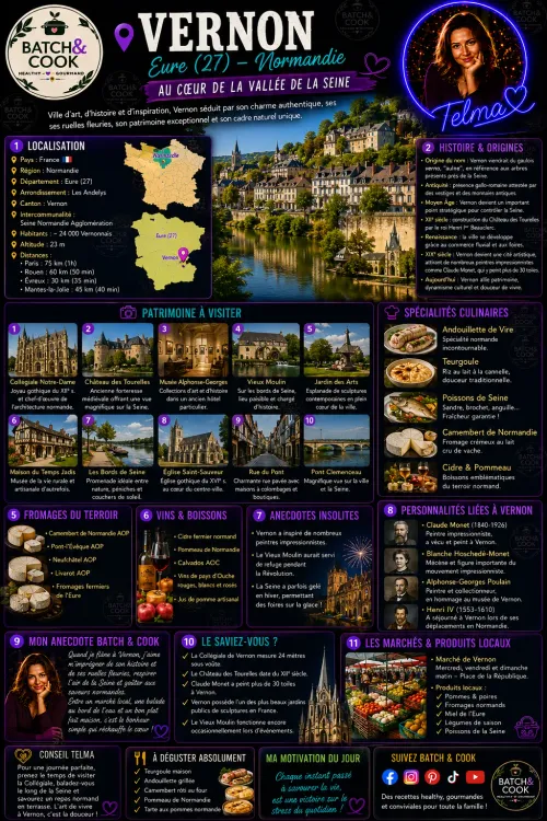Découvrez Vernon, au cœur de la Vallée de la Seine
