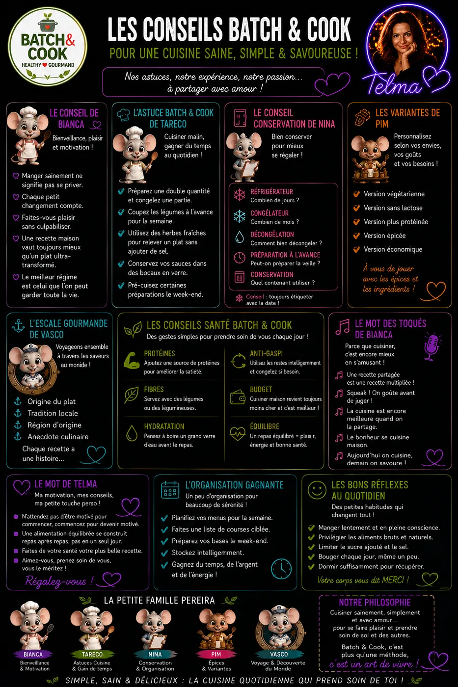 LES CONSEILS BATCH & COOK POUR UNE CUISINE SAINE, SIMPLE & SAVOUREUSE