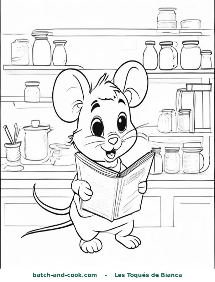 Coloriage : Nina et son carnet
