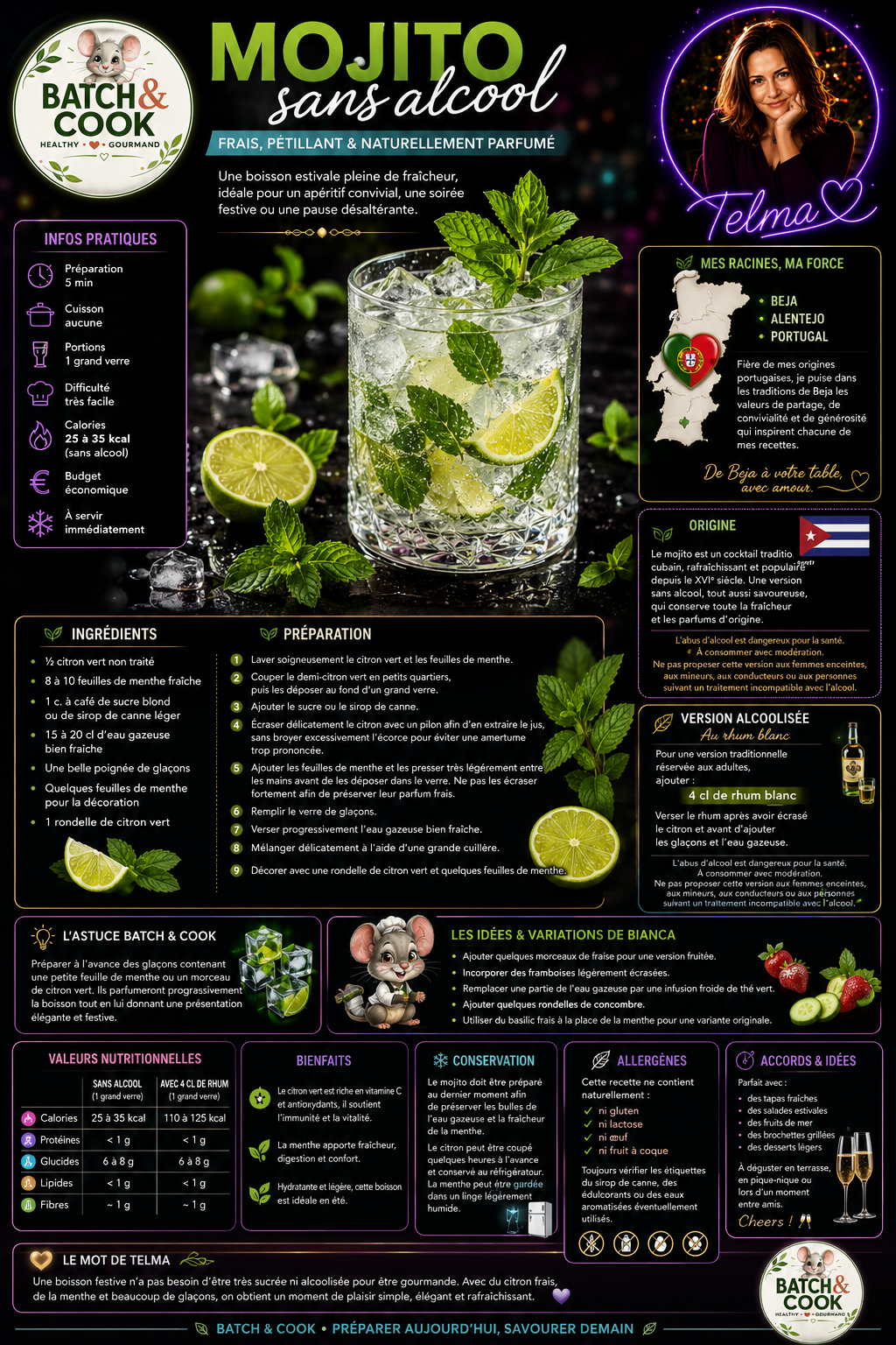 Mojito sans alcool